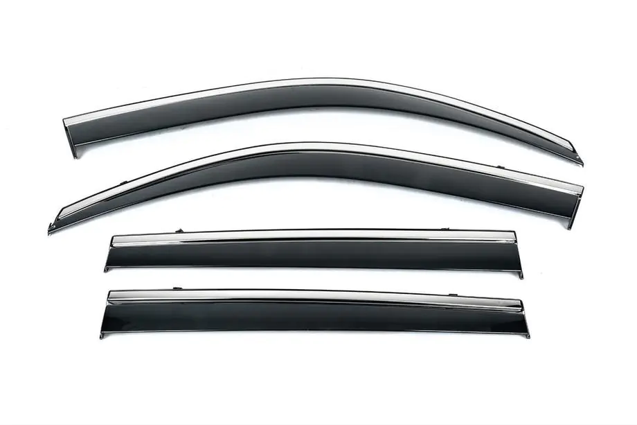 Suzuki Swift 2017-2024 Deflectoare geamuri cu ornament cromat Niken Luxury (4 buc) Foto 1