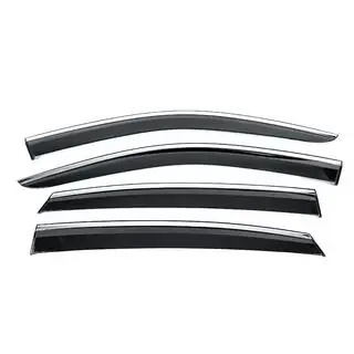 Deflectoare geamuri cu ornament cromat Niken Luxury (4 buc) foto 1