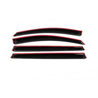 Deflectoare geamuri cu ornament cromat Niken Luxury (4 buc) foto 4