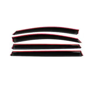 Deflectoare geamuri cu ornament cromat Niken Luxury (4 buc) foto 4