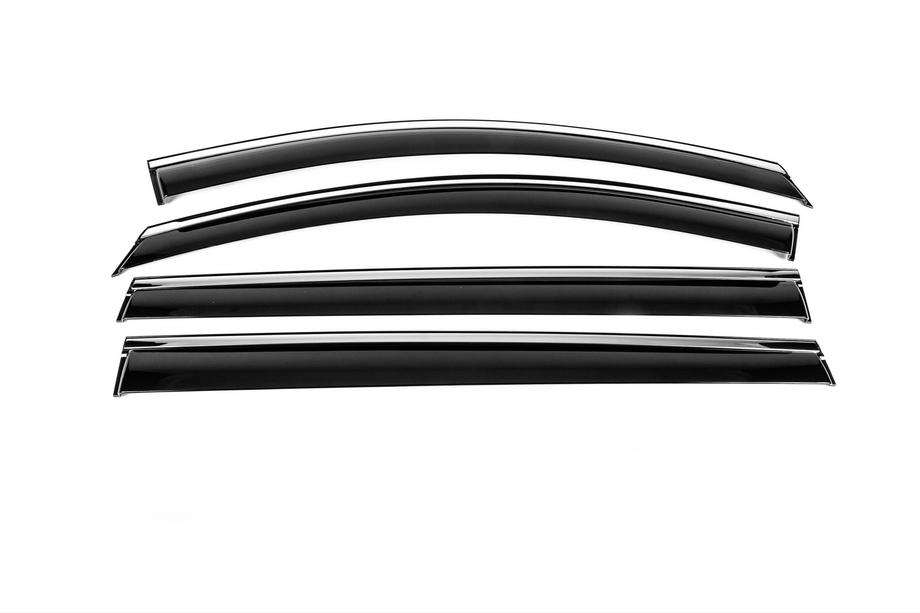 Toyota Sienna 2020- Deflectoare geamuri cu ornament cromat Niken Luxury (4 buc) Foto 1