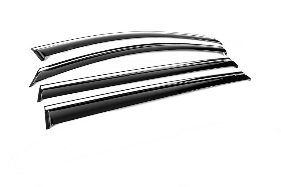 Toyota Sienna 2020- Deflectoare geamuri cu ornament cromat Niken Luxury (4 buc) Foto 3
