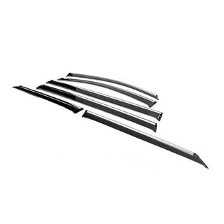 Deflectoare geamuri cu ornament cromat Niken Luxury (6 buc) Toyota Sienna 2010-2020 foto 2