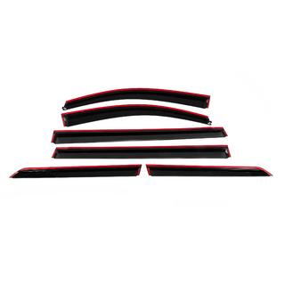 Deflectoare geamuri cu ornament cromat Niken Luxury (6 buc) Toyota Sienna 2010-2020 foto 4