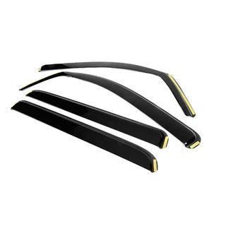 Deflectoare geamuri inserabile Niken Luxury (2014-2021, CrewMax/Crew Cab, 4 buc) foto 2