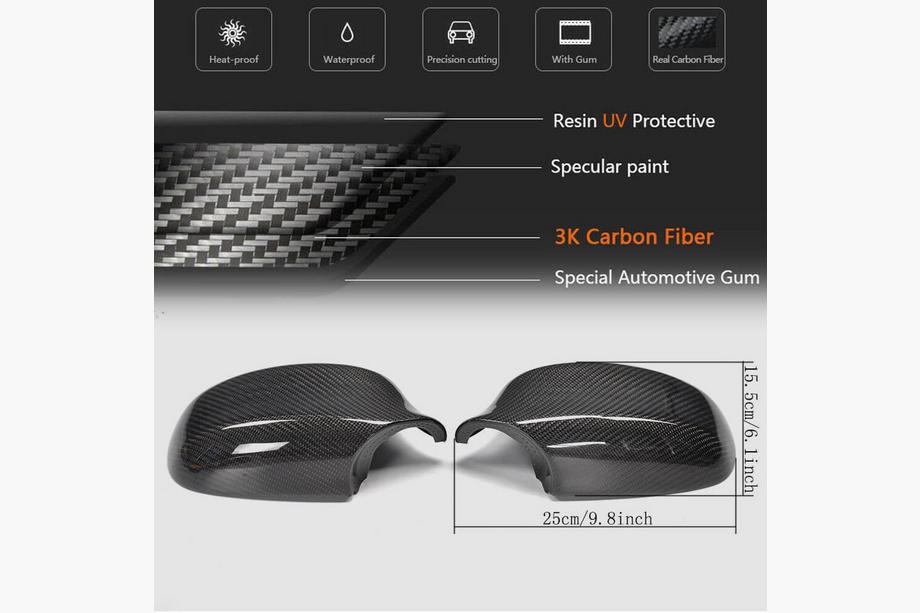 BMW 3 Series E90/E91 2005-2011 Capace Oglinzi Carbon V2 (2008-2011) Foto 5