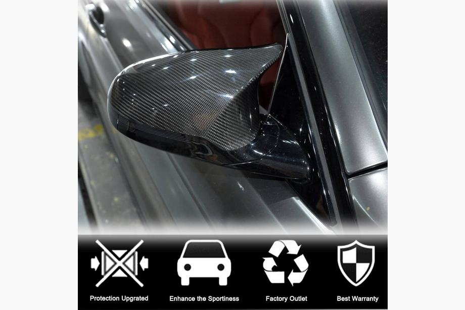 BMW 3 Series F30/F31 2012-2019 Capace Oglinzi Dry Carbon V2 (pentru M3) Foto 2