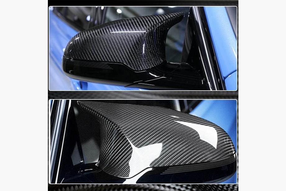 BMW 4 Series F32/F33/F36 2012-2020 Capace Oglinzi Carbon Uscat V2 (pentru M4) Foto 5
