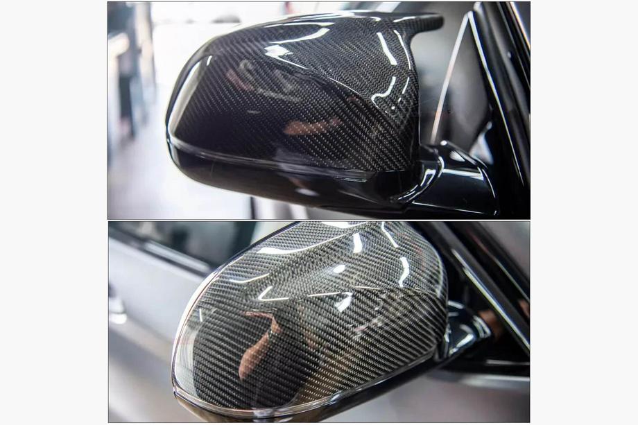 BMW X6 G06 2019–2027 Capace Oglinzi Carbon (pentru F96 2019-2021) Foto 4