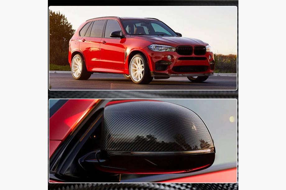 BMW X6 F16 2014-2019 Capace oglinzi (pentru F86, Carbon) Foto 4
