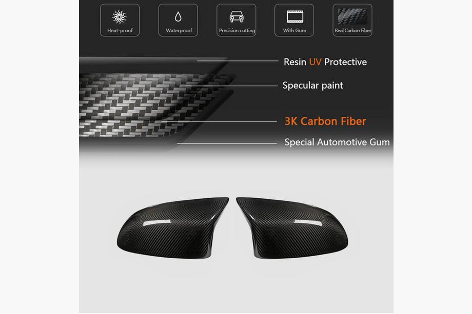 BMW X6 F16 2014-2019 Capace oglinzi (pentru F86, Carbon) Foto 5