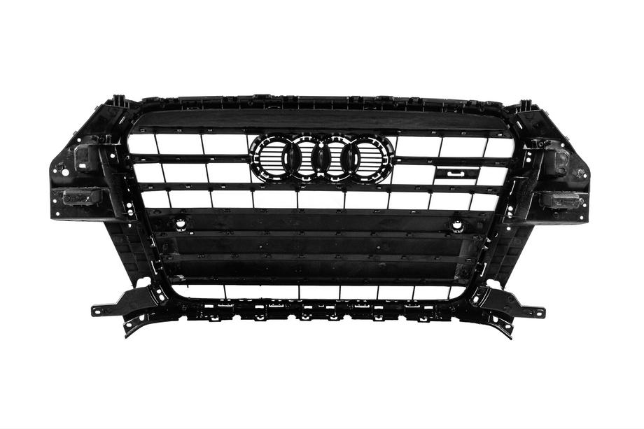 Audi Q3 2011-2019 Grila fata SQ3 (2011-2015, neagra cu crom) Foto 4