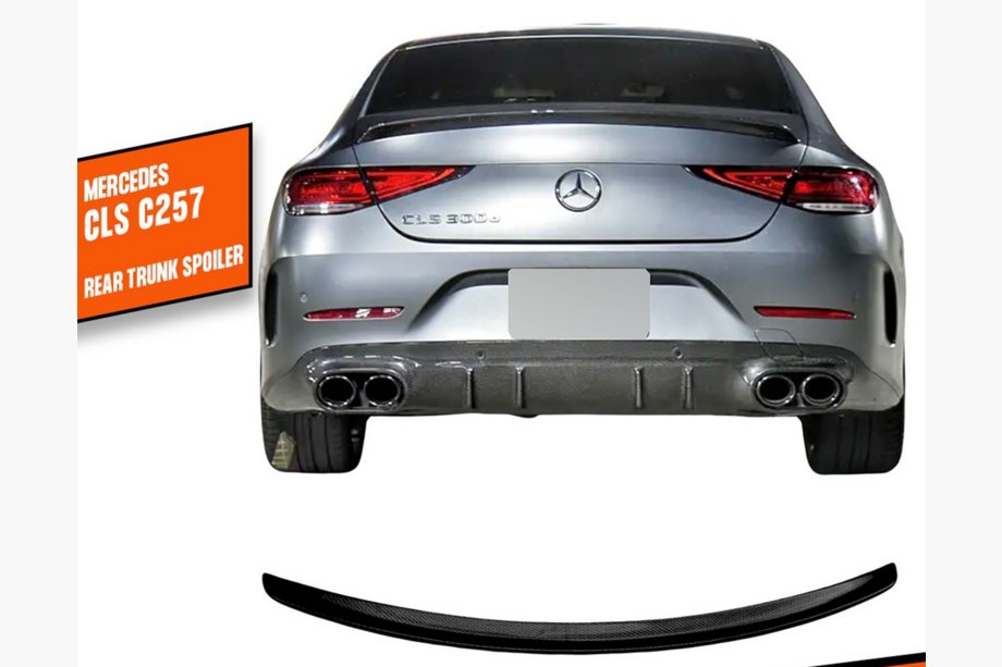 Mercedes CLS C257 2018- Spoiler DPT (Negru Lucios) Image