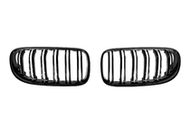 BMW 3 Series E92/E93 2006–2013 Grile M-Look (pentru 2010-2013, Negru Lucios) foto 3