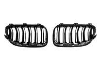 BMW 3 Series E92/E93 2006–2013 Grile M-Look (pentru 2010-2013, Negru Lucios) foto 6