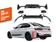 BMW 3 Series G20/G21 2018- Difuzor spate cu tipsuri DPT (2022+, M-Performance) foto 1
