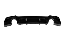 BMW 3 Series E92/E93 2006–2013 Difuzor bara spate DPT (pentru E92 M-Sport, Negru Lucios) foto 5