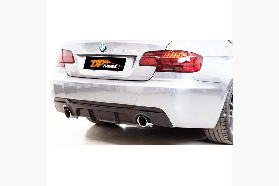 BMW 3 Series E92/E93 2006–2013 Difuzor bara spate DPT (pentru E92 M-Sport, Negru Lucios) Image