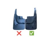 Toyota Land Cruiser 200 2007-2021 Aparatori noroi spate 2015-2021 (2 buc, pentru body kit, late) foto 2