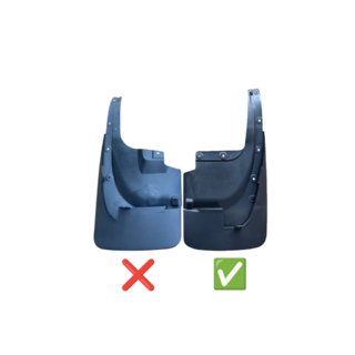 Aparatori noroi spate 2015-2021 (2 buc, pentru body kit, late) Toyota Land Cruiser 200 2007-2021 foto 2