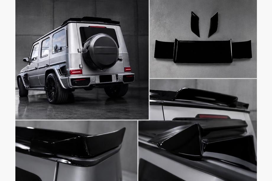 Mercedes G class W463 2018-2024 Spoiler DPT (Negru Lucios) Image