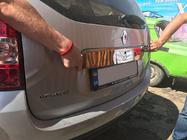 Dacia Duster 2008-2018 Ornament complet deasupra numarului (inox) foto 3