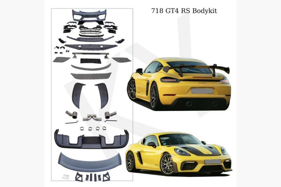 Porsche Boxster/Cayman 982 (718) 2016- Kit caroserie GT4 RS Image