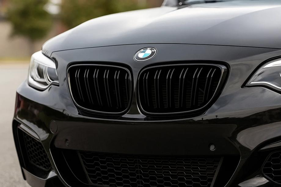 BMW 2 Series F22/F23 2014-2021 Rinichi M-Look (Negru Lucios) Foto 1