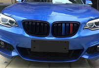 BMW 2 Series F22/F23 2014-2021 Grile radiator M-Look (M-Color) foto 3