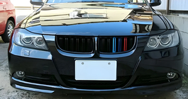 BMW 3 Series E90/E91 2005-2011 Grile rinichi M-Look (pentru E-90/91 2005-2008, M-Color) foto 1