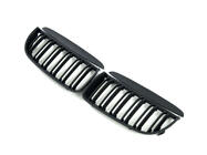BMW 3 Series E90/E91 2005-2011 Grila M-Look (pentru E-90/91 2005-2008, Negru Mat) foto 3