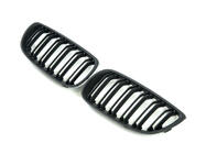 BMW 3 Series E92/E93 2006–2013 Grile M-Look (pentru 2005-2009, Negru Mat) foto 3
