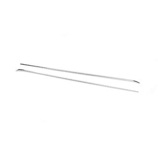 Molding pentru sina usa culisanta (2 buc, inox) foto 2