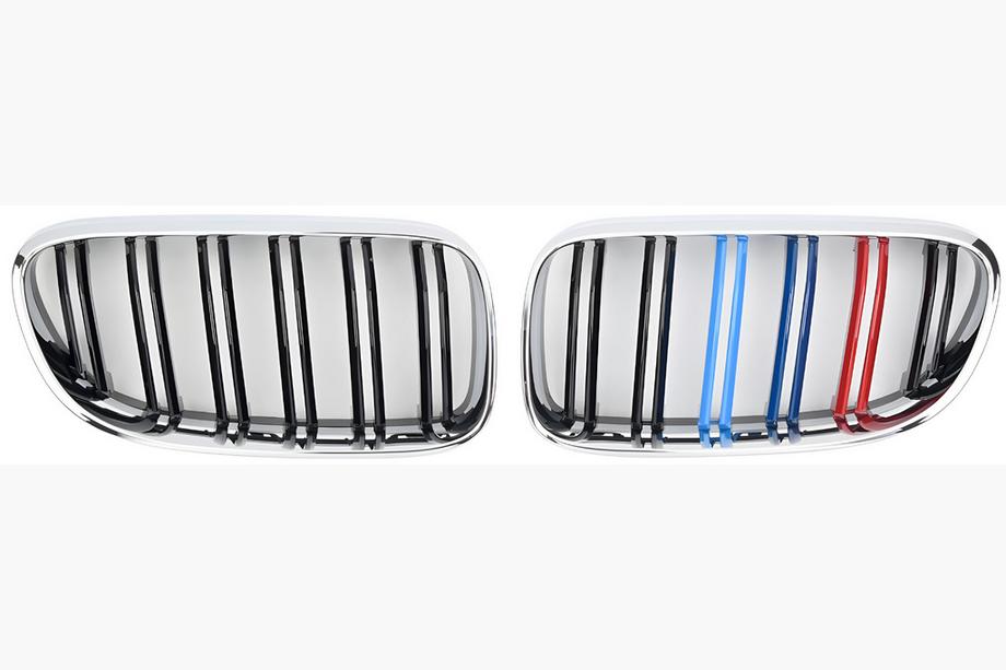 BMW 3 Series E92/E93 2006–2013 Grile M-Look (pentru 2010-2013, M-Color cu rama cromata) Foto 2