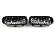 BMW 3 Series F30/F31 2012-2019 Niere Diamond Silver foto 4