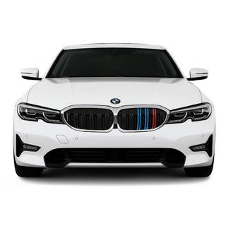 Grile M-Look V2 (2018-2022, M-Color cu rama cromata) BMW 3 Series G20/G21 2018- foto 1