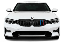 BMW 3 Series G20/G21 2018- Grile Rinichi 1 Bar (2018-2022, M-Color) foto 1