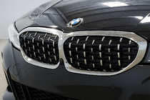 BMW 3 Series G20/G21 2018- Grile Rinichi Diamond Silver (2018-2022, Rama Crom) foto 1