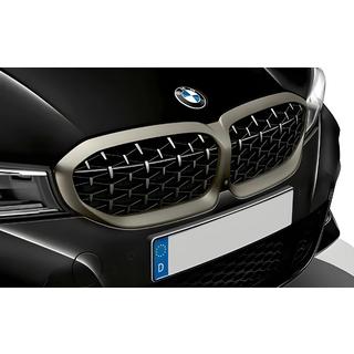 Rinichi Diamond Silver (2018-2022, rama crom mat) BMW 3 Series G20/G21 2018- foto 1