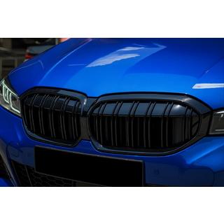 Grile M-Look (2022+, Negru Lucios) BMW 3 Series G20/G21 2018- foto 1