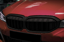 BMW 3 Series G20/G21 2018- Grila M-Look (2022+, Negru Mat) foto 1