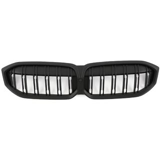 Grila M-Look (2022+, Negru Mat) BMW 3 Series G20/G21 2018- foto 2