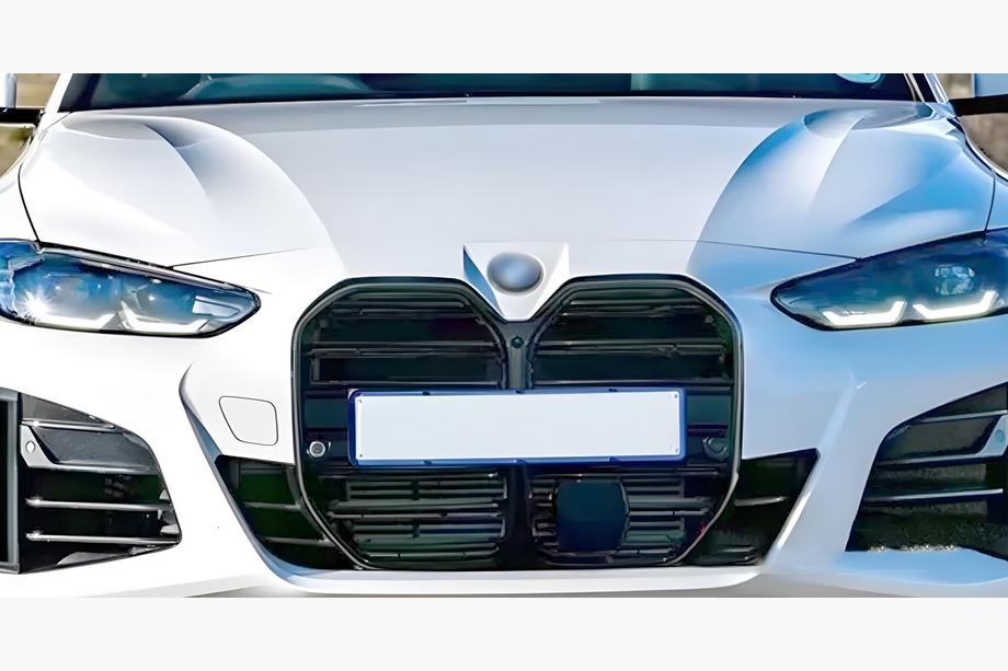 BMW 4 Series G22/23/26 2020- Grila Rinichi M-Look (pentru I4 G26, 2022+, Negru Lucios) Foto 2