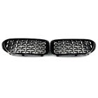 BMW Seria 5 G30/G31 2017–2023 Grile Diamond Silver V1 (2017-2020, rama neagra) foto 4