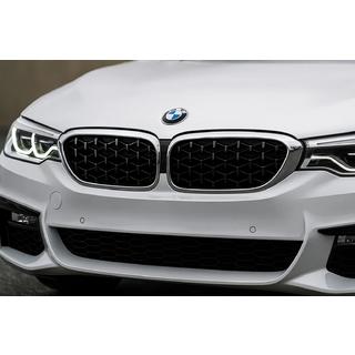 Grile renale Diamond Black V1 (2017-2020, rama cromata) BMW Seria 5 G30/G31 2017–2023 foto 1