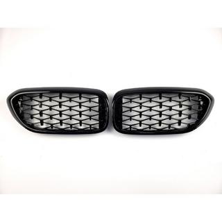Grile rinichi Diamond Black V1 (2017-2020, rama neagra) BMW Seria 5 G30/G31 2017–2023 foto 2