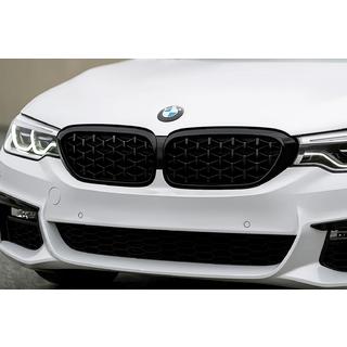 Grile rinichi Diamond Black V1 (2017-2020, rama neagra) BMW Seria 5 G30/G31 2017–2023 foto 1