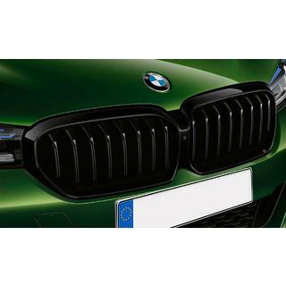 Grile Rinichi 1 Bar (2021+, Negru Lucios) BMW Seria 5 G30/G31 2017–2023 foto 1