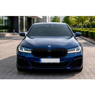 Grile Rinichi 1 Bar (2021+, Negru Lucios) BMW Seria 5 G30/G31 2017–2023 foto 4