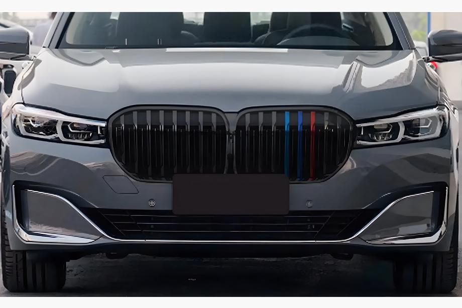 BMW 7 Series G11/G12 2015-2022 Grile Rinichi 1 Bar (2019-2022, M-Color) Image
